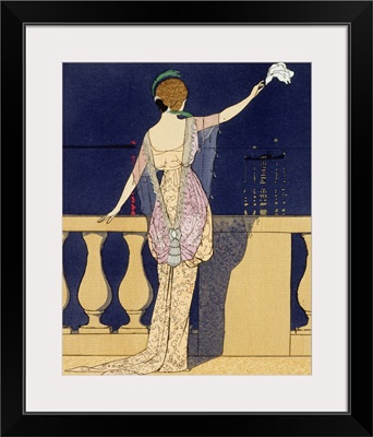 'Farewell at Night', design for an evening dress by Paquin