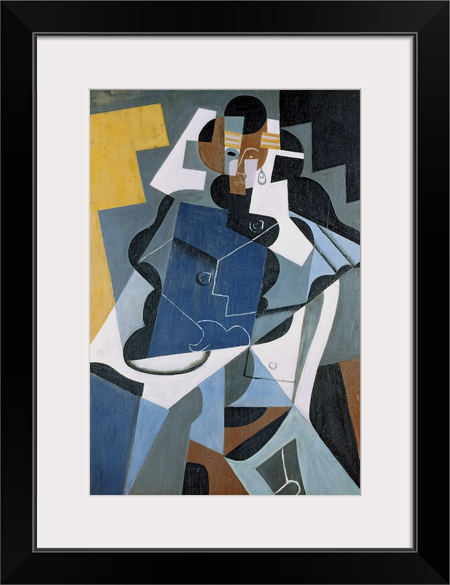 Figure of a Woman, 1917 (oil on canvas)  by Gris, Juan (1887-1927); Private Collection; Giraudon; Spanish, out of copyright