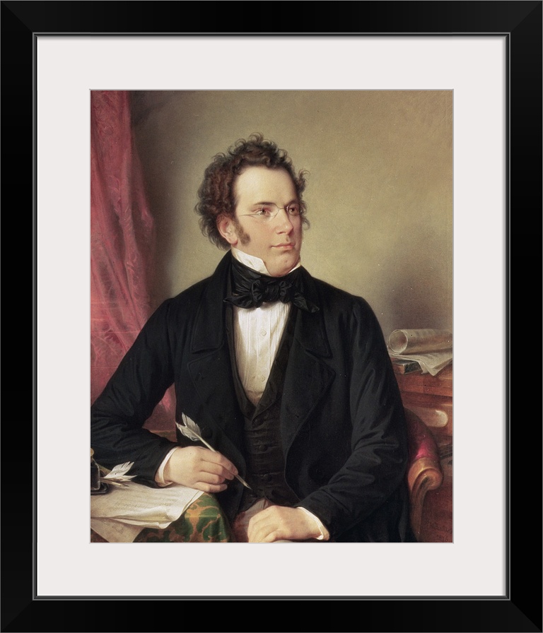 XAM68746 Franz Peter Schubert (1797-1828)  by Rieder, Wilhelm August (1796-1880); oil on canvas; Wien Museum Karlsplatz, V...