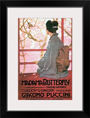 Frontispiece of the score sheet for Madame Butterfly by Giacomo