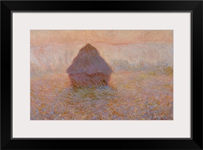 Grainstack, Sun in the Mist, 1891