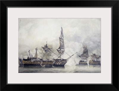 HMS Victory At The Battle Of Trafalgar, 1805