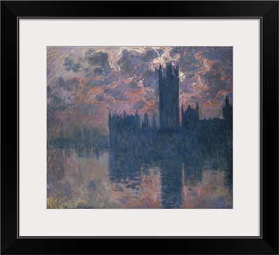 Houses Of Parliament, Sunset, 1902