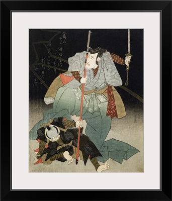 Ichikawa Danjuro VII Overpowering an Officer of the Law, c.1830-44