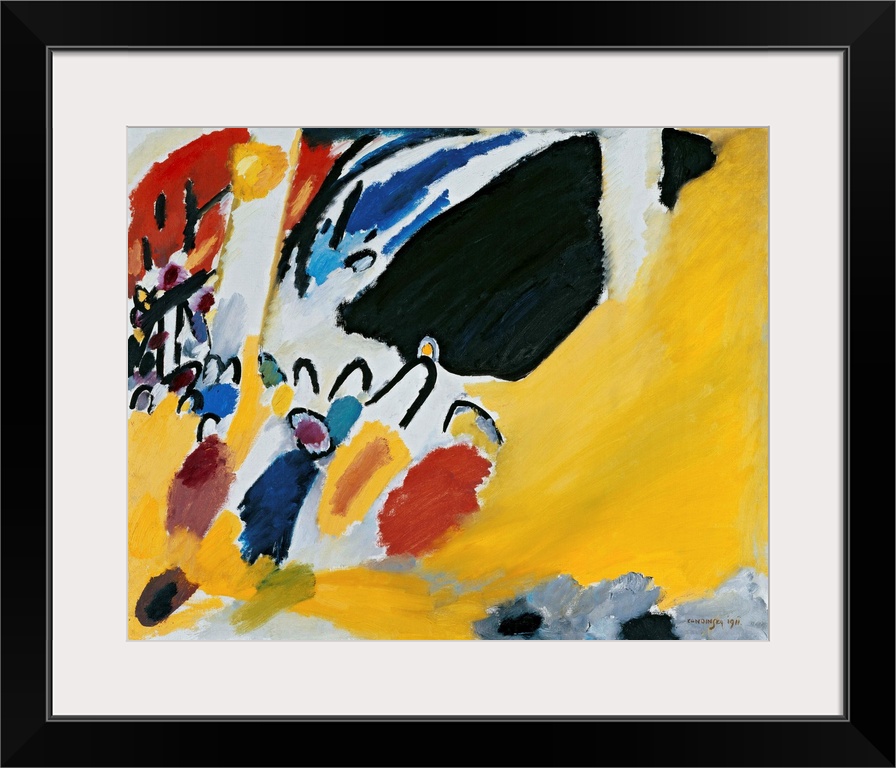 Impression no. 3 (Concert) 1911 (originally oil on canvas) by Kandinsky, Wassily (1866-1944)