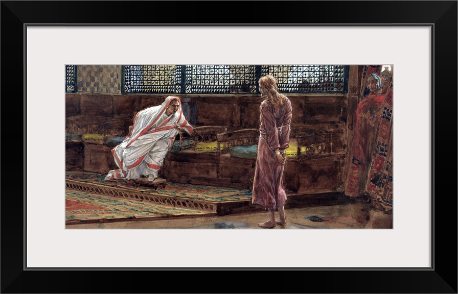Jesus for the First Time before Pilate, illustration for The Life of Christ, c.1886-94