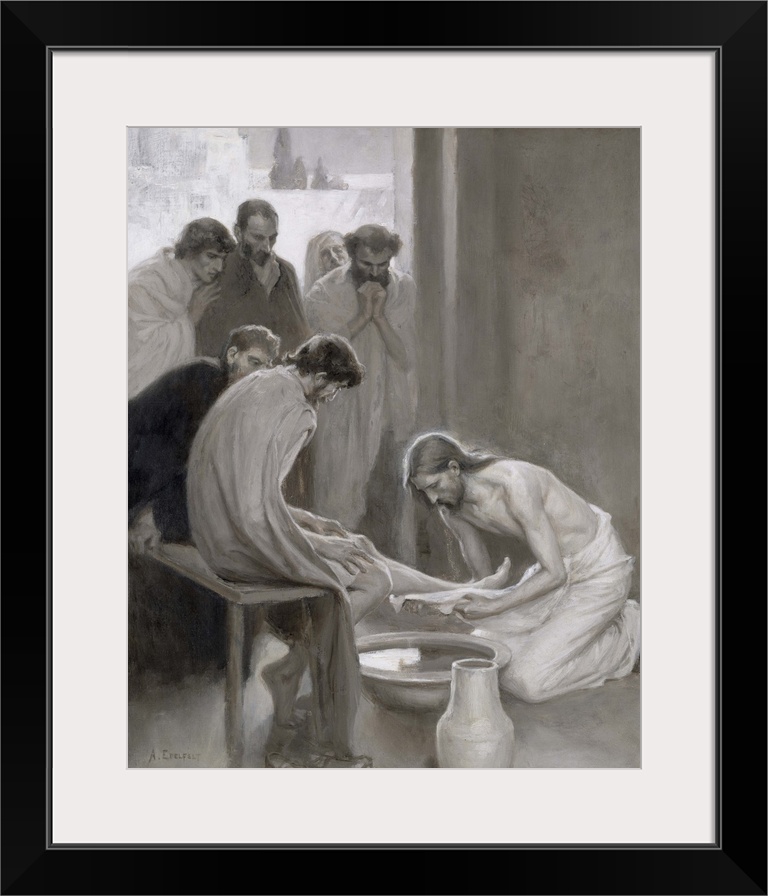 Jesus Washing the Feet of his Disciples, 1898