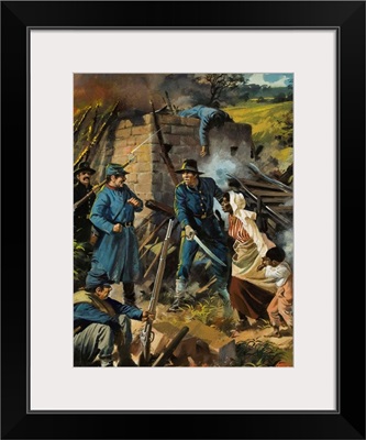 John Brown on 30 August 1856 intercepting a body of pro-slavery men