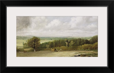 Landscape: Ploughing Scene in Suffolk (A Summerland) c.1824