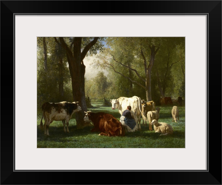 Landscape with Cattle and Sheep, 1852-8