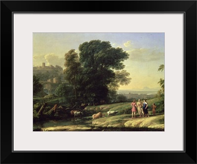 Landscape with Cephalus and Procris Reunited by Diana, 1645