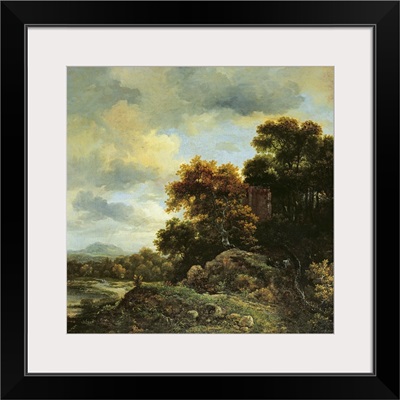 Landscape with Wooded Hillock