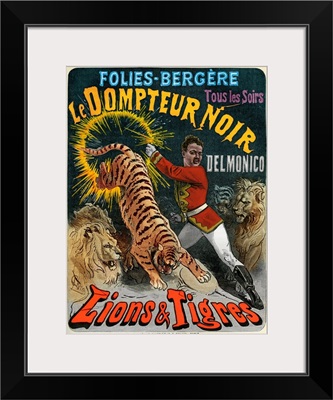 Le Dompteur Noir - Poster For The Folies-Bergere