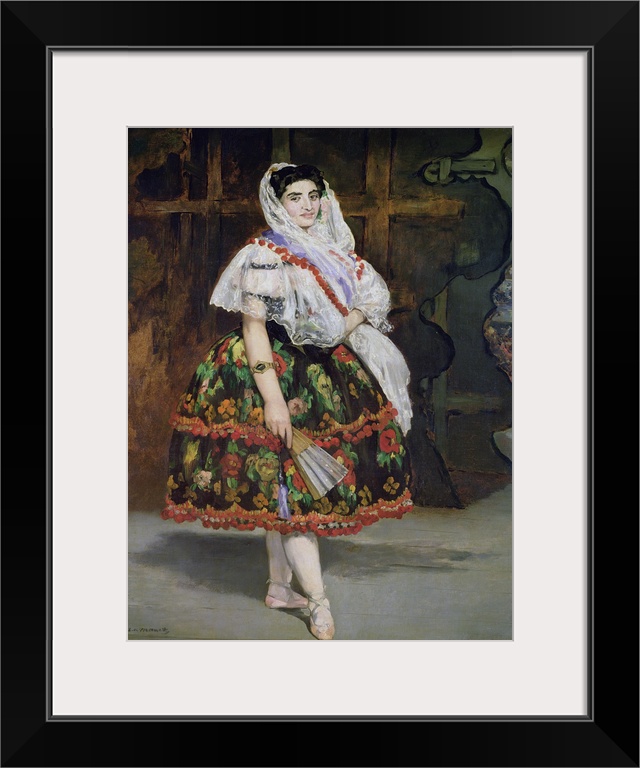 XIR16632 Lola de Valence, 1862 (oil on canvas)  by Manet, Edouard (1832-83); 123x92 cm; Musee d'Orsay, Paris, France; Gira...