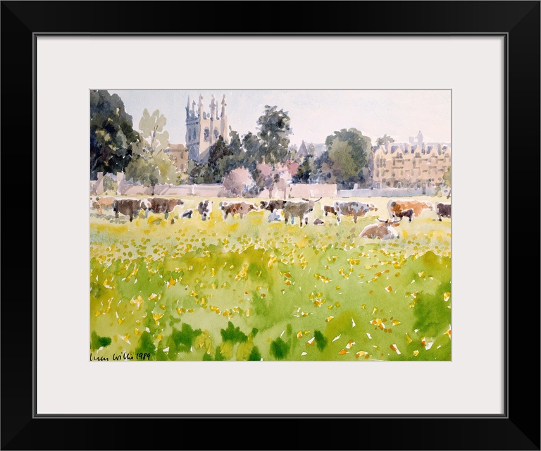 Looking Across Christ Church Meadows, 1989