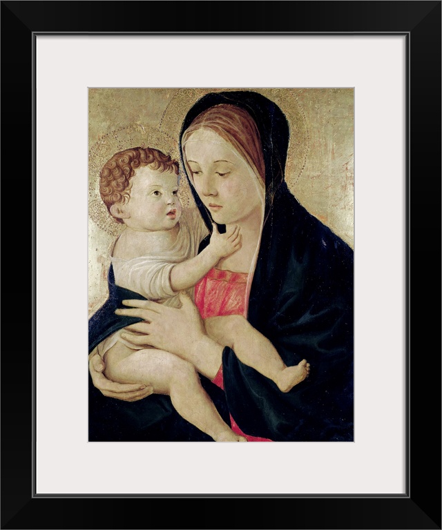 XIR162605 Madonna and Child, c.1475 (tempera on panel) by Bellini, Giovanni (c.1430-1516)