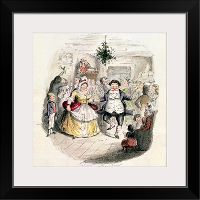 Mr Fezziwig's Ball, from A Christmas Carol by Charles Dickens (1812-70) 1843
