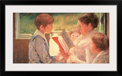 Mrs Cassatt Reading to her Grandchildren, 1888