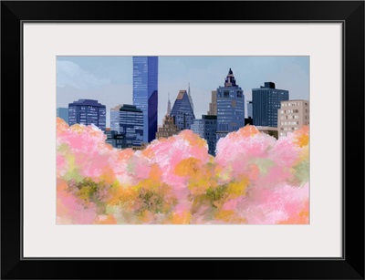 New York And Cherry Blossoms, 2016