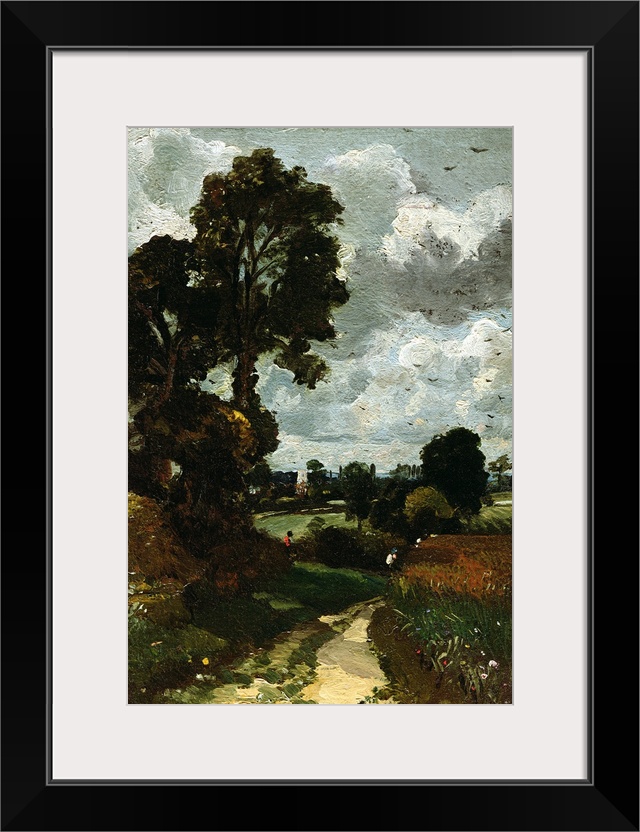 CH15791 Credit: Oil Sketch of Stoke-by-Nayland by John Constable (1776-1837)Private Collection/ Photo  Christie's Images/ ...