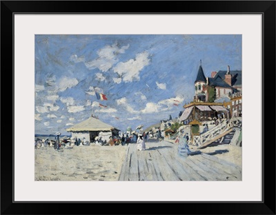On The Beach At Trouville, 1870