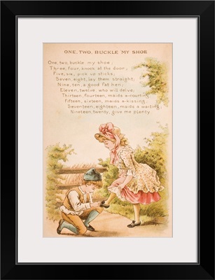 One, Two, Buckle my Shoe, from Old Mother Goose's Rhymes and Tales