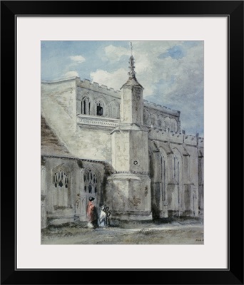 Part Of The Exterior Of East Bergholt Church: The North Side,  1801-05