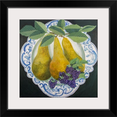 Pears On A Plate