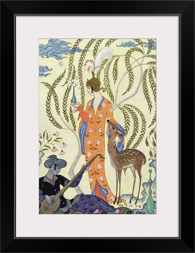 STC91338 Persia, illustration from 'The Art of Perfume', pub. 1912 (pochoir print) by Barbier, Georges (1882-1932); Privat...