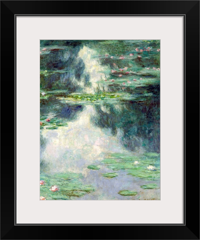 IMJ253460 Pond with Water Lilies, 1907 (oil on canvas) by Monet, Claude (1840-1926); 101.5x72 cm; The Israel Museum, Jerus...