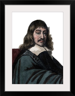 Portrait Of Rene Descartes (1596-1650), French Philosopher And Writer