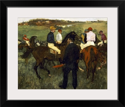 Racehorses (Leaving the Weighing) c.1874-78