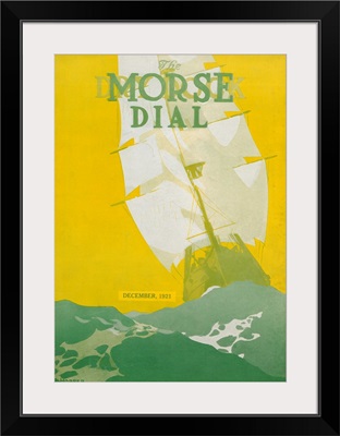 'Sailing Vessel,' front cover of the 'Morse Dry Dock Dial', December 1921