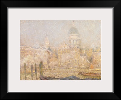 St Paul's From The River, Morning Sun In Winter, 1906-07