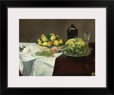 Still Life With Melon And Peaches