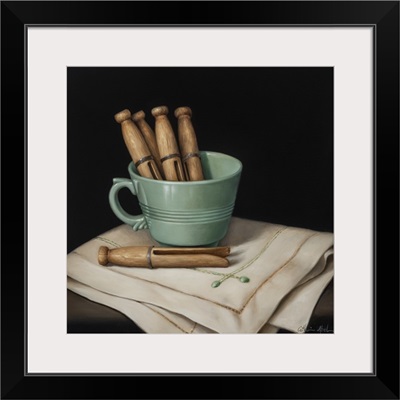 Still Life With Wooden Pegs