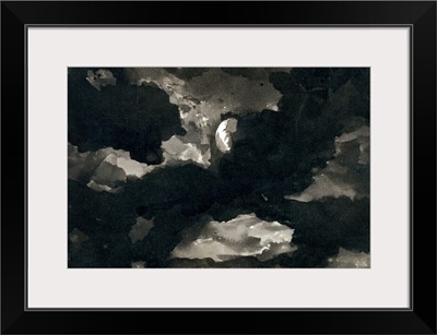 Study of a Clouded Moonlit Sky