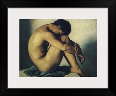 Study of a Nude Young Man, 1836