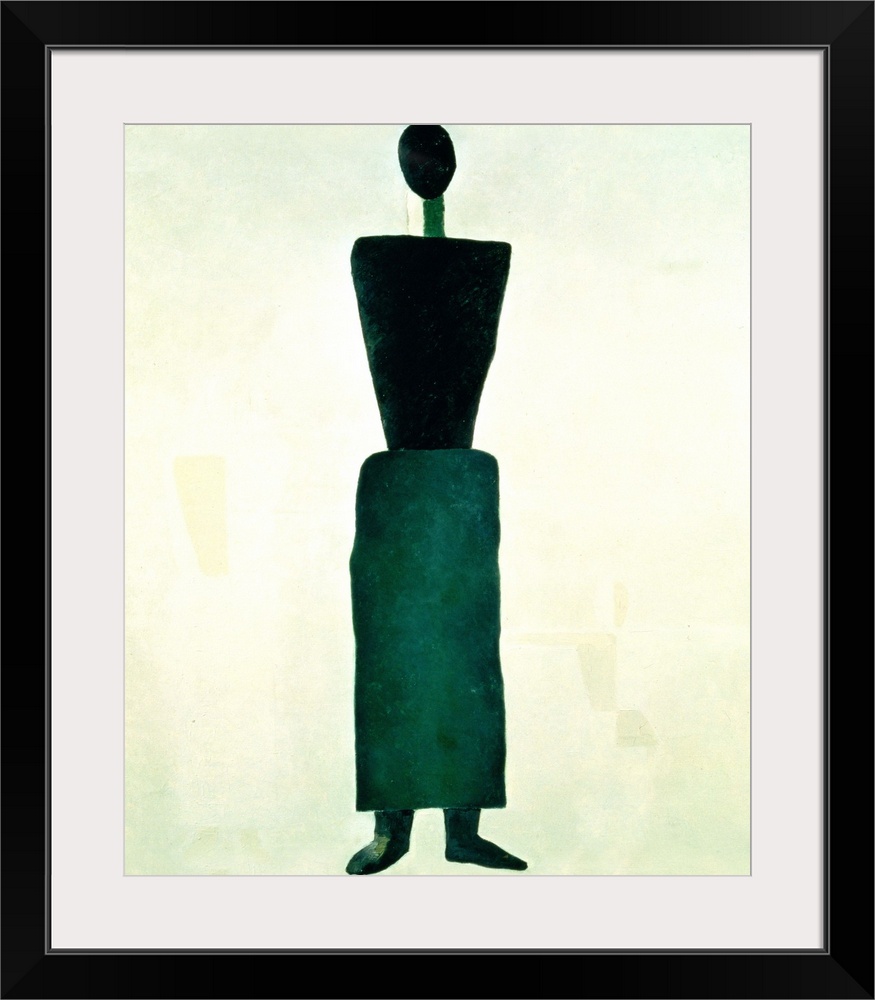 SRM96267 Suprematist Female Figure, 1928-32 (oil on canvas) by Malevich, Kazimir Severinovich (1878-1935); 126x106 cm; Sta...