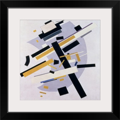 Supremus No. 58 Dynamic Composition in Yellow and Black, 1916