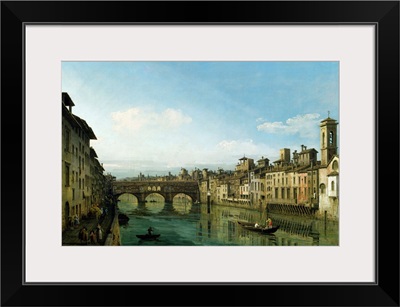 The Arno in Florence with the Ponte Vecchio, c.1745