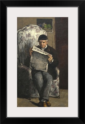The Artist's Father, Reading L'Evenement, 1866