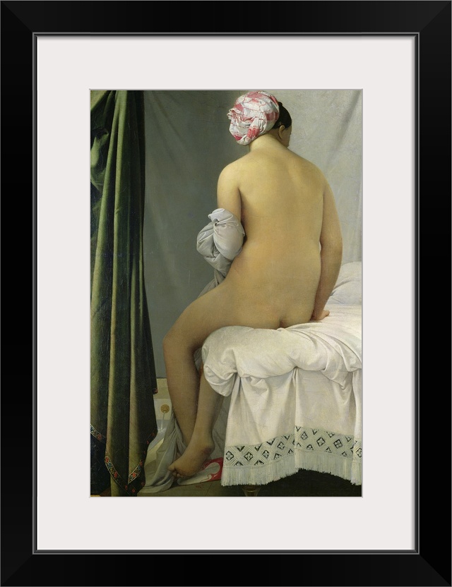 XIR45963 The Bather, called 'Baigneuse Valpincon', 1808 (oil on canvas)  by Ingres, Jean Auguste Dominique (1780-1867); 14...