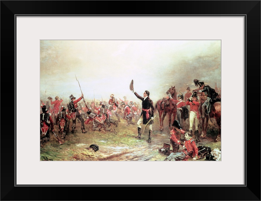 XZL151170 The Battle of Waterloo, 18th June 1815 (oil on canvas)  by Hillingford, Robert Alexander (1825-1904); Private Co...