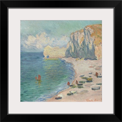 The Beach And The Falaise d'Amont, 1885