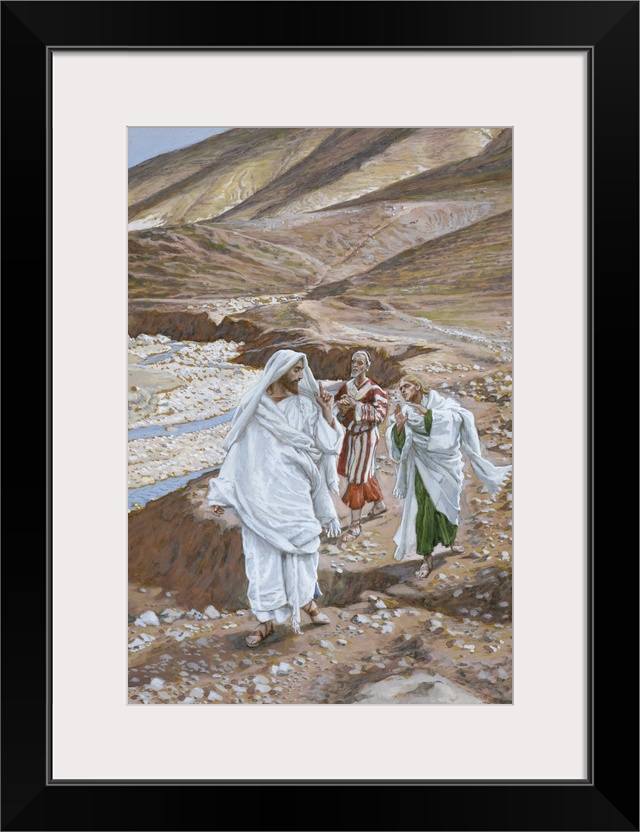 The Calling of St. Andrew and St. John, illustration for 'The Life of Christ', c.1886-94 (w/c