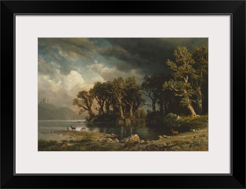 Originally oil on board.