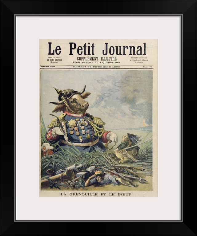 The Frog and the Ox, illustration from 'Le Petit Journal'