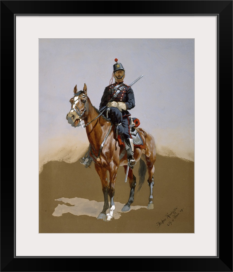 The Gendarme, 1889 (Originally watercolor, ink, and gouache on paper)