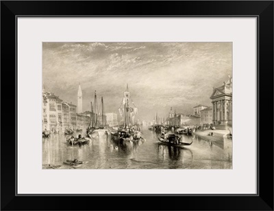 The Grand Canal, Venice, engraved by William Miller (1796-1882) 1838-52